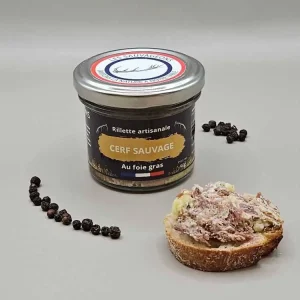 Rillette de Cerf Sauvage au Foie Gras